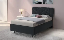 Bissolo Casa Letti Una Piazza E Mezza<LETTO CONTENITORE POP 1 PIAZZA E 1/2 TESSUTO LYCRA ANTRACITE