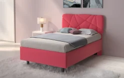 Bissolo Casa Letti Una Piazza E Mezza<LETTO CONTENITORE POP 1 PIAZZA E 1/2 TESSUTO LYCRA ROSA