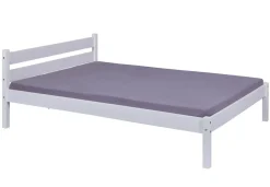 Bissolo Casa Letti Una Piazza E Mezza<LETTO DA 140 MOD. VILMO IN LEGNO MASSELLO BIANCO