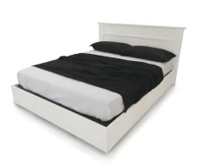 Bissolo Casa Letti Matrimoniali<Letto matrimoniale classico modello GINEVRA in frassini bianco