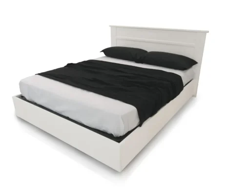 Bissolo Casa Letti Matrimoniali<Letto matrimoniale classico modello GINEVRA in frassini bianco