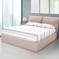 Bissolo Casa Letti Matrimoniali<Letto matrimoniale con contenitore in tessuto