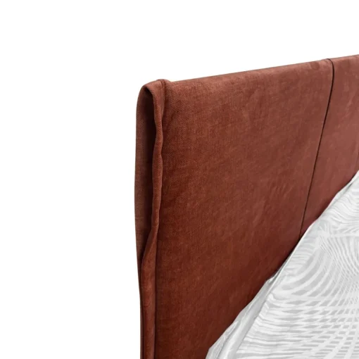 Bissolo Casa Letti Matrimoniali<LETTO MATRIMONIALE CON CONTENITORE IN TESSUTO MATTONE