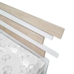 Bissolo Casa Letti Matrimoniali<LETTO MATRIMONIALE CON CONTENITORE MOD. TWIN FRASSINO NUVOLA E ROVERE NODATO