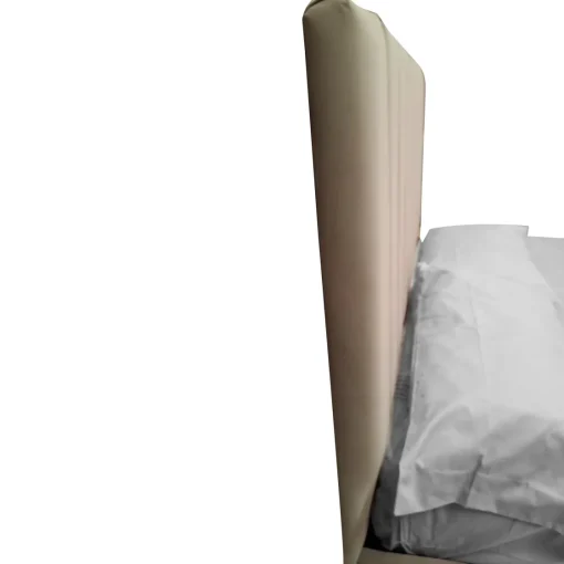 Bissolo Casa Letti Matrimoniali<LETTO MATRIMONIALE CONTENITORE MOD. TEDDY IN VELLUTO SABBIA