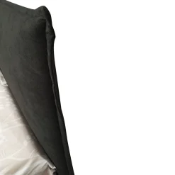 Bissolo Casa Letti Matrimoniali<LETTO MATRIMONIALE CONTENITORE MOD. LINE IN TESSUTO GRIGIO SCURO