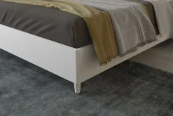 Bissolo Casa Letti Matrimoniali<Letto matrimoniale HUGO bianco frassinato: letto contenitore in offerta