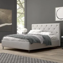 Bissolo Casa Letti Matrimoniali<Letto matrimoniale in ecopelle con contenitore