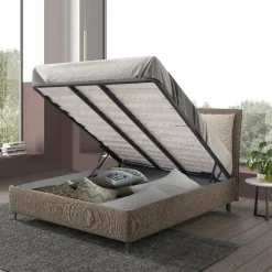 Bissolo Casa Letti Matrimoniali<Letto matrimoniale modello HOKO con contenitore