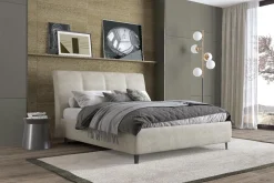 Bissolo Casa Letti Matrimoniali<Letto matrimoniale RODi con contenitore in tessuto vintage
