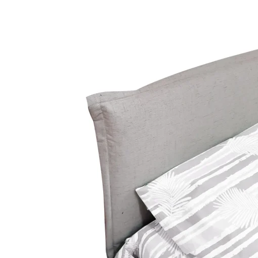 Bissolo Casa Letti Singoli<LETTO SINGOLO CON CONTENITORE MOD. CHANEL IN TESSUTO SABBIA