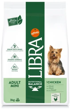 Bissolo Casa Cibi Cane<LIBRA DOG ADULTO MINI POLLO 3KG: vendita online LIBRA DOG ADULTO MINI POLLO 3KG in offerta