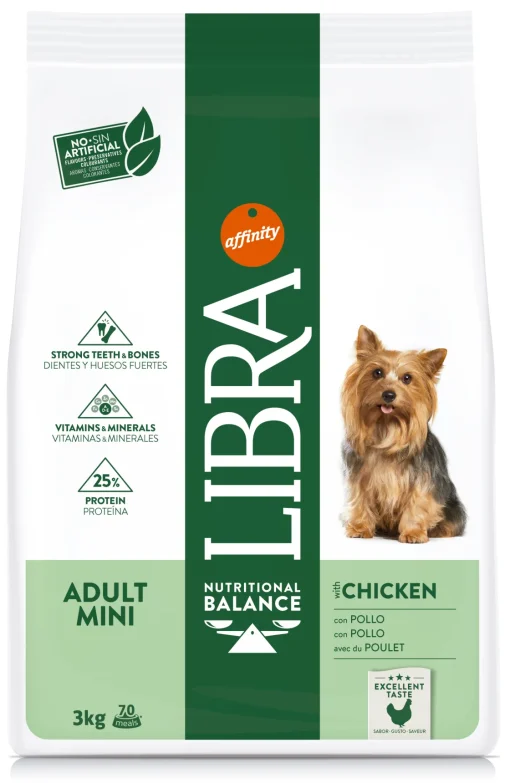 Bissolo Casa Cibi Cane<LIBRA DOG ADULTO MINI POLLO 3KG: vendita online LIBRA DOG ADULTO MINI POLLO 3KG in offerta