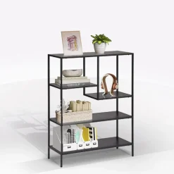 Bissolo Casa Librerie|Librerie<LIBRERIA GOTA 75X30 H. 100,5 IN METALLO NERO : vendita online LIBRERIA GOTA 75X30 H. 100,5 IN METALLO NERO in offerta