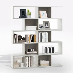 Bissolo Casa Librerie|Librerie<LIBRERIA MOD. DOUBLE OSSIDO BIANCO BIFACCIALE: vendita online LIBRERIA MOD. DOUBLE OSSIDO BIANCO BIFACCIALE in offerta