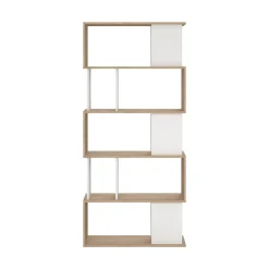 Bissolo Casa Librerie|Librerie<LIBRERIA MOD. MAZE JACKSON HICKORY E BIANCO OPACO : vendita online LIBRERIA MOD. MAZE JACKSON HICKORY E BIANCO OPACO in offerta