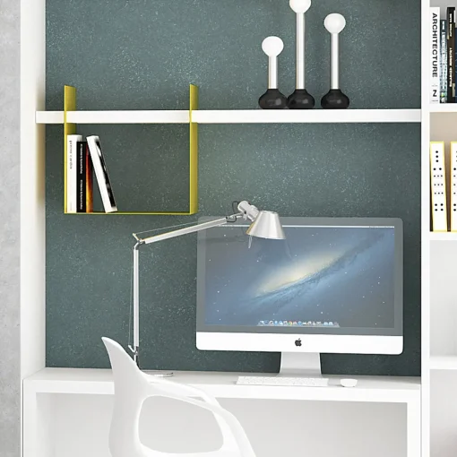 Bissolo Casa Scaffali E Mensole<LIBRERIA PENSILE MOD. GALLERY CM 123 BIANCO FRASSINATO E SENAPE: vendita online LIBRERIA PENSILE MOD. GALLERY CM 123 BIANCO FRASSINATO E SENAPE in offerta