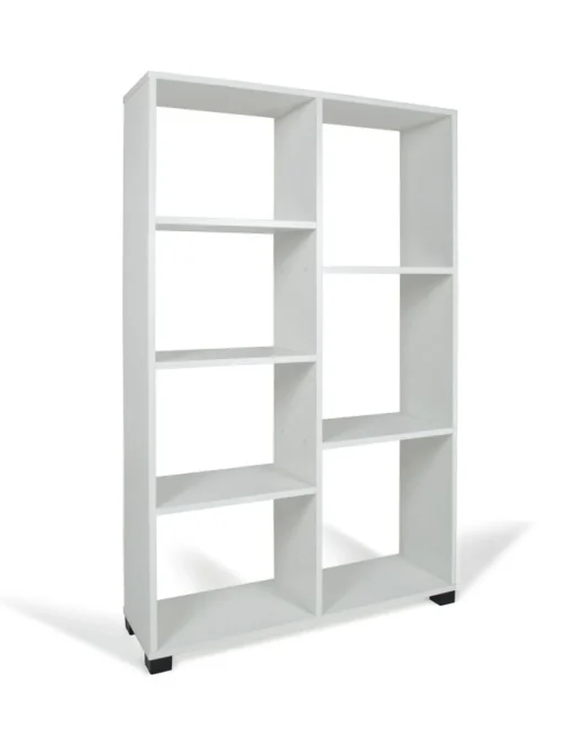 Bissolo Casa Librerie|Librerie<Libreria scaffale: libreria scaffale 7 vani in rovere sbiancato