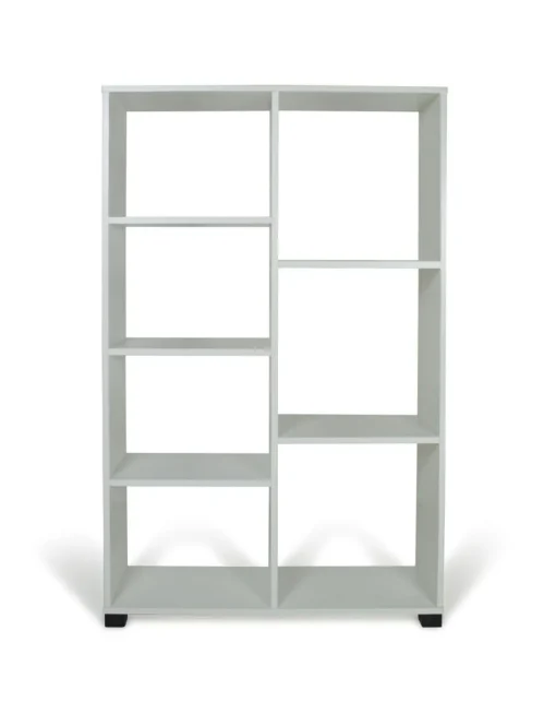 Bissolo Casa Librerie|Librerie<Libreria scaffale: libreria scaffale 7 vani in rovere sbiancato