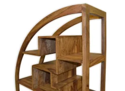 Bissolo Casa Mobile Etnico<LIBRERIA TUTTO IN LEGNO MASSELLO DI SHEESHAM
