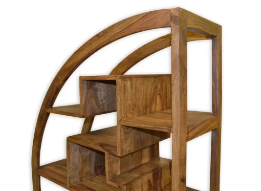 Bissolo Casa Mobile Etnico<LIBRERIA TUTTO IN LEGNO MASSELLO DI SHEESHAM