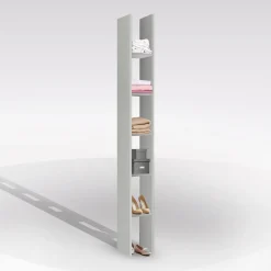 Bissolo Casa Accessori Armadi<LIBRERIA 28,7x44,2 H. 244,1 GRIGIO PERLA