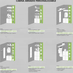 Bissolo Casa Accessori Armadi<LIBRERIA 28,7x44,2 H. 244,1 GRIGIO PERLA