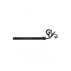 Bissolo Casa Accessori E Pali Tende Finali Per Pali<LINEA ANTIQUE - FINALE MOD. FIORE COLORE NERO-ORO: vendita online LINEA ANTIQUE - FINALE MOD. FIORE COLORE NERO-ORO in offerta