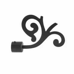 Bissolo Casa Accessori E Pali Tende Finali Per Pali<LINEA ANTIQUE - FINALE PER TENDA MOD. FIORE COLORE NERO : vendita online LINEA ANTIQUE - FINALE PER TENDA MOD. FIORE COLORE NERO in offerta