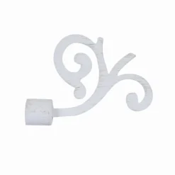 Bissolo Casa Accessori E Pali Tende Finali Per Pali<LINEA ANTIQUE - FINALE PER TENDA MOD. FIORE COLORE BIANCO-BEIGE : vendita online LINEA ANTIQUE - FINALE PER TENDA MOD. FIORE COLORE BIANCO-BEIGE in offerta