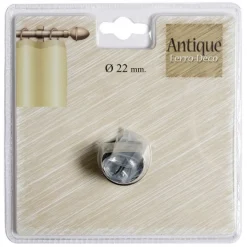 Bissolo Casa Accessori E Pali Tende Finali Per Pali<LINEA ANTIQUE - SUPPORTO LATERALE COLORE NERO-ORO: vendita online LINEA ANTIQUE - SUPPORTO LATERALE COLORE NERO-ORO in offerta