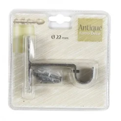 Bissolo Casa Accessori E Pali Tende Finali Per Pali<LINEA ANTIQUE - SUPPORTO PARETE COLORE NERO : vendita online LINEA ANTIQUE - SUPPORTO PARETE COLORE NERO in offerta