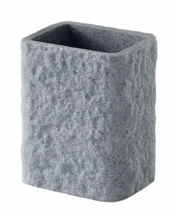 Bissolo Casa Porta Spazzolini<LINEA ARIES - BICCHIERE PORTASPAZZOLINI GRIGIO