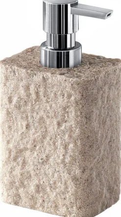 Bissolo Casa Porta Saponi E Dosatori<LINEA ARIES - DOSASAPONE BEIGE E CROMO