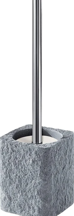 Bissolo Casa Scopini<LINEA ARIES - PORTASCOPINO GRIGIO E CROMO