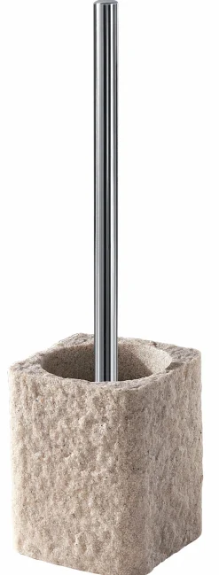 Bissolo Casa Scopini<LINEA ARIES - PORTASCOPINO BEIGE E CROMO