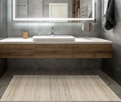 Bissolo Casa Tappeti<LINEA BAMBOO COOL - TAPPETO IN BAMBU' GESSO 50X140CM: vendita online LINEA BAMBOO COOL - TAPPETO IN BAMBU' GESSO 50X140CM in offerta