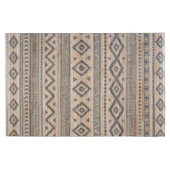 Bissolo Casa Tappeti<LINEA BAMBOO COOL - TAPPETO IN BAMBU' ETNIC BIANCO-GRIGIO 80X150CM: vendita online LINEA BAMBOO COOL - TAPPETO IN BAMBU' ETNIC BIANCO-GRIGIO 80X150CM in offerta