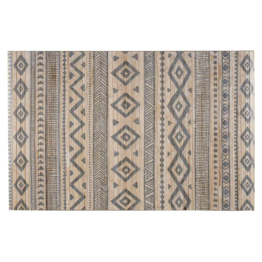 Bissolo Casa Tappeti<LINEA BAMBOO COOL - TAPPETO IN BAMBU' ETNIC BIANCO-GRIGIO 60X90CM: vendita online LINEA BAMBOO COOL - TAPPETO IN BAMBU' ETNIC BIANCO-GRIGIO 60X90CM in offerta