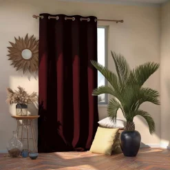 Bissolo Casa Tende Tende Confezionate<LINEA BLACKOUT - TENDA IN POLIESTERE 140X280CM BORDEAUX: vendita online LINEA BLACKOUT - TENDA IN POLIESTERE 140X280CM BORDEAUX in offerta