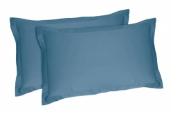Bissolo Casa Lenzuola Federe<LINEA BRIGHT - FEDERA 4 VOLANI IN RASO DI COTONE 52X82CM AVIO: vendita online LINEA BRIGHT - FEDERA 4 VOLANI IN RASO DI COTONE 52X82CM AVIO in offerta