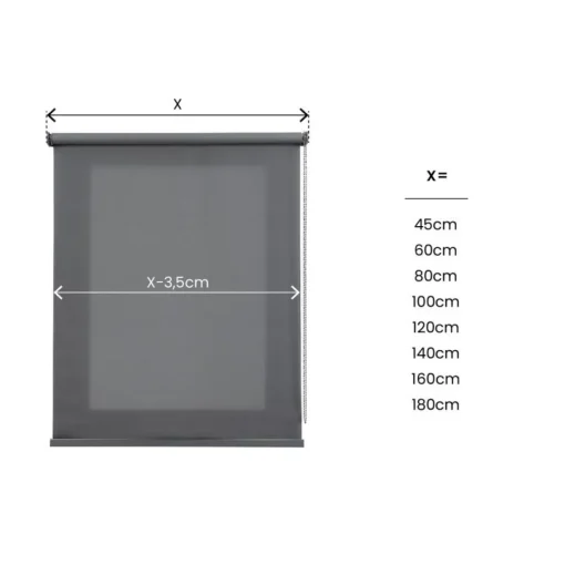 Bissolo Casa Tende Tende A Rullo Da Interno<LINEA CALM - TENDA A RULLO FILTRANTE GRIGIO KOALA 80X250CM: vendita online LINEA CALM - TENDA A RULLO FILTRANTE GRIGIO KOALA 80X250CM in offerta