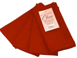 Bissolo Casa Tessile Tavola Tovaglie E Tovaglioli<LINEA CHOU - 4 TOVAGLIOLI IN COTONE CM 42X42 MATTONE: vendita online LINEA CHOU - 4 TOVAGLIOLI IN COTONE CM 42X42 MATTONE in offerta