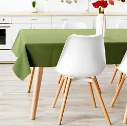 Bissolo Casa Tessile Tavola Tovaglie E Tovaglioli<LINEA CHOU - TOVAGLIA IN COTONE 140X250 CM TINTA UNITA VERDE : vendita online LINEA CHOU - TOVAGLIA IN COTONE 140X250 CM TINTA UNITA VERDE in offerta
