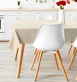 Bissolo Casa Tessile Tavola Tovaglie E Tovaglioli<LINEA CHOU - TOVAGLIA IN COTONE 140X250 CM TINTA UNITA PANNA: vendita online LINEA CHOU - TOVAGLIA IN COTONE 140X250 CM TINTA UNITA PANNA in offerta