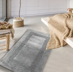 Bissolo Casa Tessile Bagno Tappeti Bagno|Tappeti Bagno<LINEA CLAY - TAPPETO BAGNO 60X100 CM GRIGIO : vendita online LINEA CLAY - TAPPETO BAGNO 60X100 CM GRIGIO in offerta