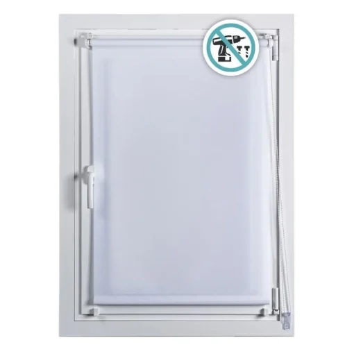 Bissolo Casa Tende Tende A Rullo Da Interno<LINEA CLIP&FIX - TENDA A RULLO FILTRANTE BIANCO 60X180CM: vendita online LINEA CLIP&FIX - TENDA A RULLO FILTRANTE BIANCO 60X180CM in offerta