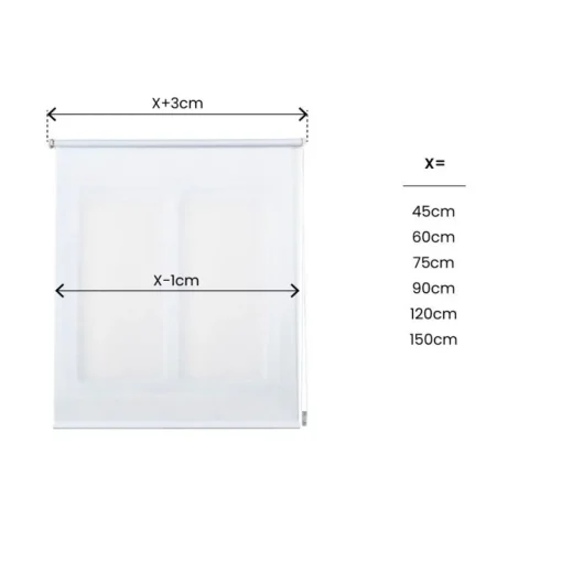Bissolo Casa Tende Tende A Rullo Da Interno<LINEA CLIP&FIX - TENDA A RULLO FILTRANTE BIANCO 60X180CM: vendita online LINEA CLIP&FIX - TENDA A RULLO FILTRANTE BIANCO 60X180CM in offerta