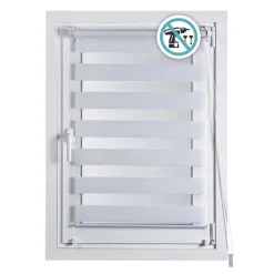 Bissolo Casa Tende Tende A Rullo Da Interno<LINEA CLIP&FIX - TENDA NOTTE E GIORNO BIANCA 60X180CM: vendita online LINEA CLIP&FIX - TENDA NOTTE E GIORNO BIANCA 60X180CM in offerta