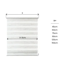 Bissolo Casa Tende Tende A Rullo Da Interno<LINEA CLIP&FIX - TENDA NOTTE E GIORNO LINO 75X180CM: vendita online LINEA CLIP&FIX - TENDA NOTTE E GIORNO LINO 75X180CM in offerta